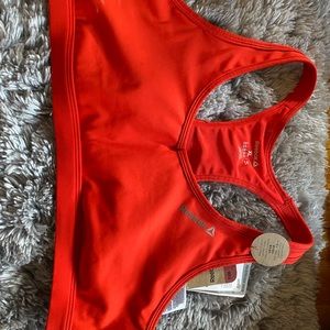 Neon Orange Reebok sports bra - brand new